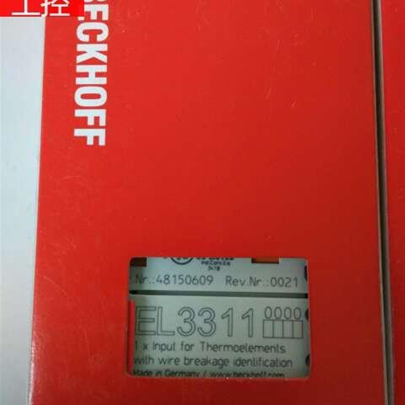 倍福EL3311 EL3312 EL3314模拟量模块原装全新现货热电偶