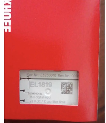 BECKHOFF德国全新倍福 EL1819模块 全新原装 实物拍摄  现货议价