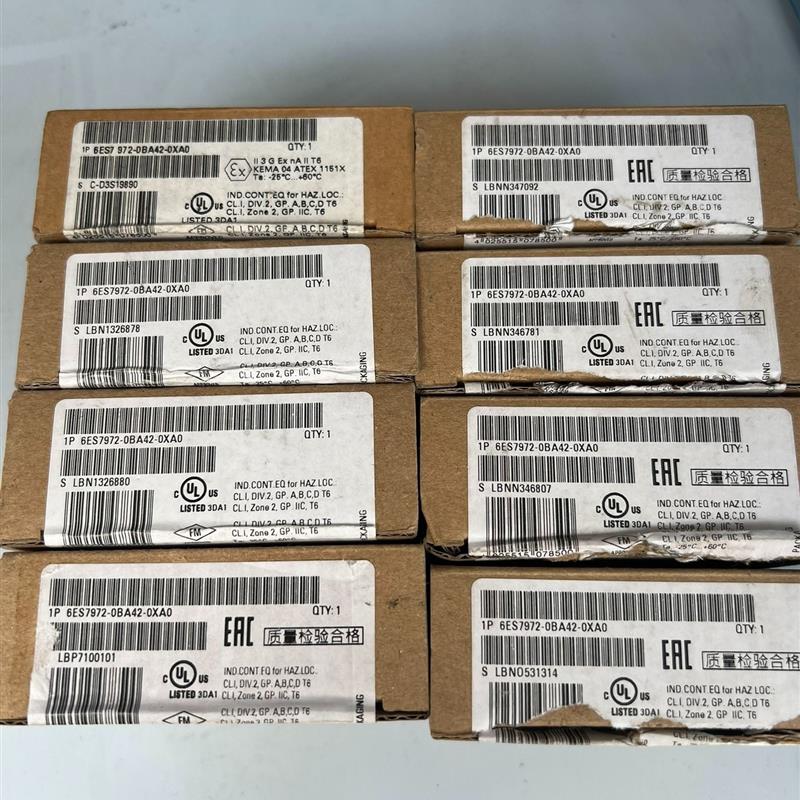 6ES7972-0BA42-0XA0全新原装仅开封 4台 1