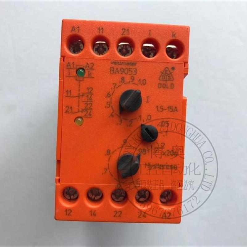 德国DOLD多德电流继电器BA9053/BA9053/010监控模块