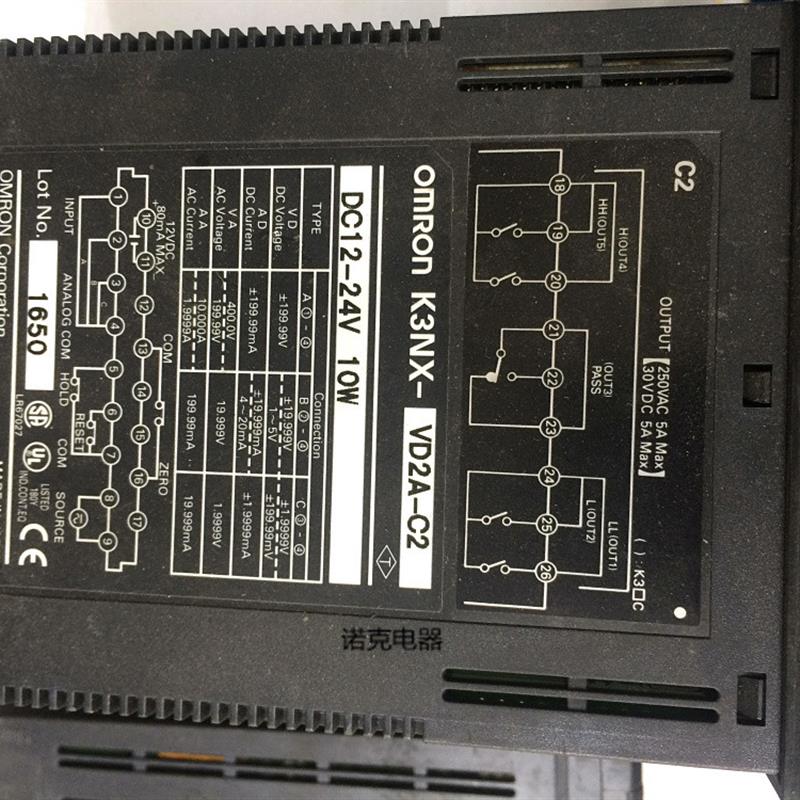 原装正品 现货K3NX-VD2A-C2