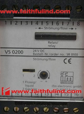 IFM SR0100 易福门全新流量传感器的控制显示器件  VS0200 24VDC