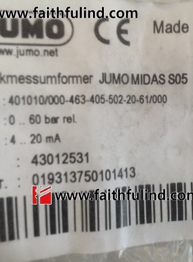401010/000 久茂全新压力传感器 43012531 MIDAS S05
