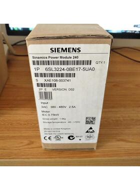 G120功率模块PM240 0.75kW3AC380-480V 6SL3224-0BE17-5UA0