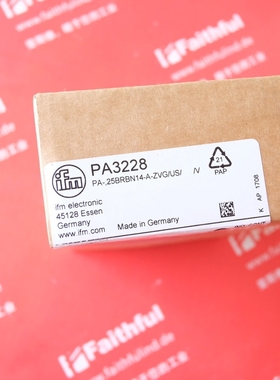 PA3228 易福门全新压力传感器 PA-,25BRBN14-A-ZVG/US/ /V
