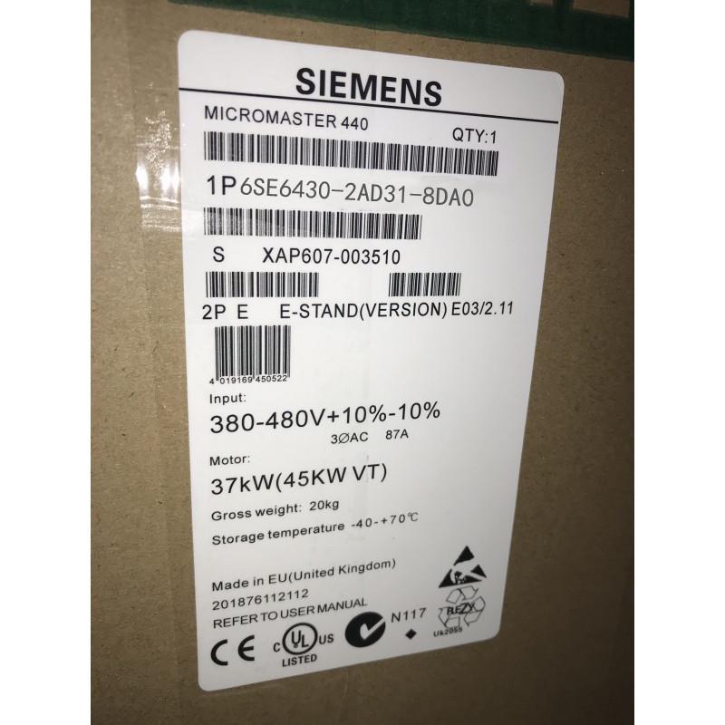 MM420变频器18.5KW 3AC380-480V 6SE6430-2AD31-8DA0