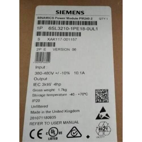 CS 功率模块 PM240-2 11kW  380-480V 6SL3210-1PE23-3UL0