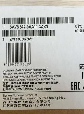 HMI KTP600 Basic Color DP6寸宽屏6AV6647-0AC11-3AX0