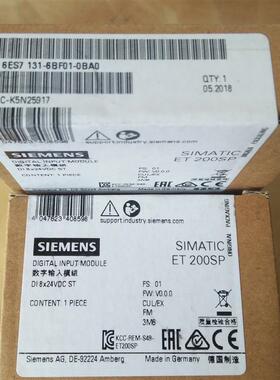 6ES7131-6BF01-0BA0全新原装正品6ES71316BF010AA0模块