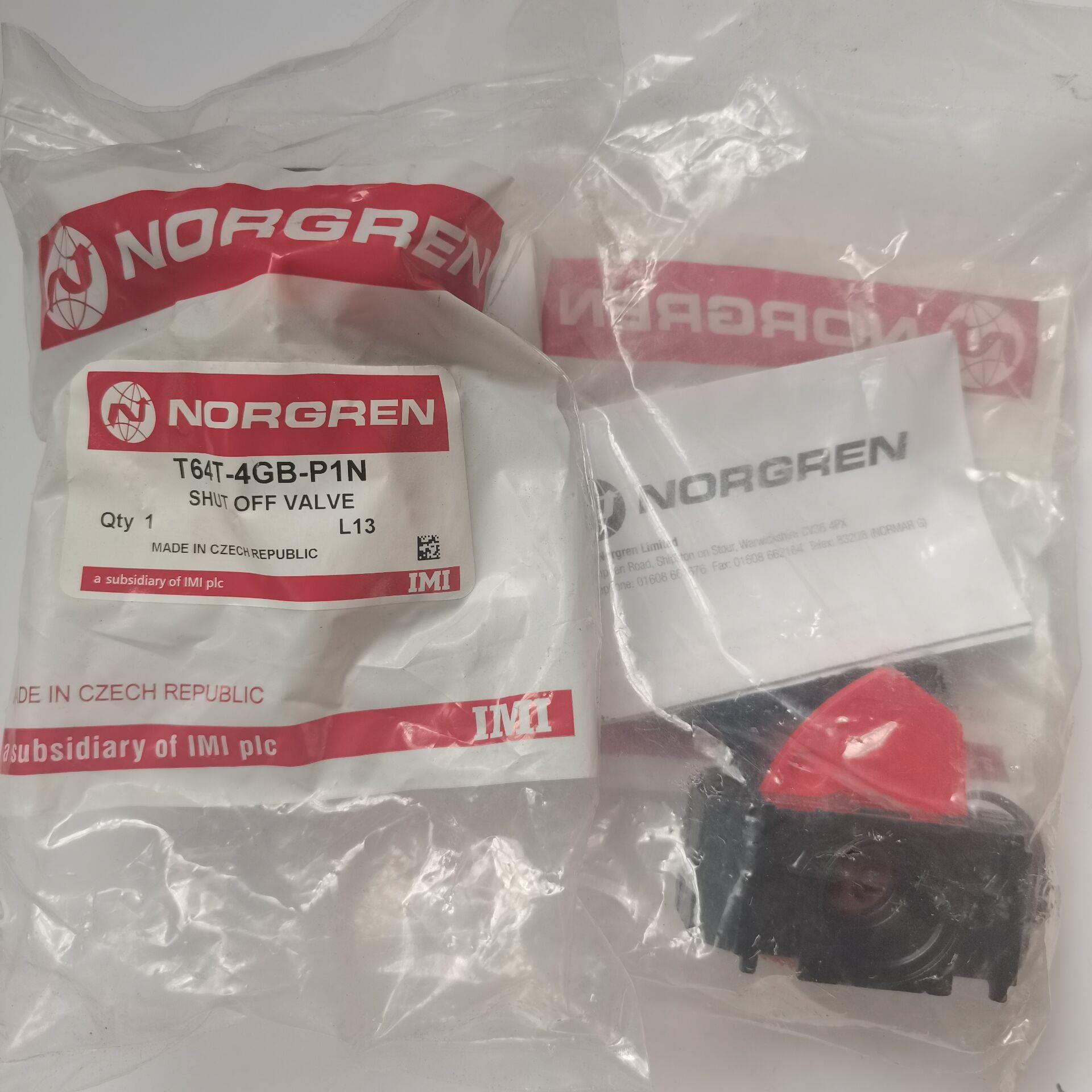 特价销售英国诺冠/NORGREN截止阀T64T-4GB-P1N原装正品现货议价