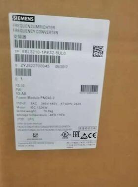 G120功率模块PM 240-2 110kW 380-480V 6SL3210-1PE32-5UL0