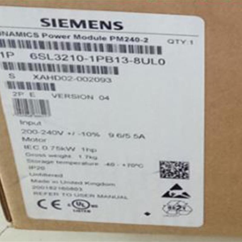 CS 功率模块 PM240-2 0.55kW 200-240V 6SL3210-1PB13-8UL0