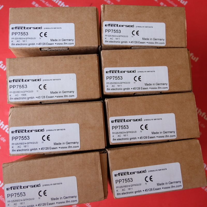 IFM PP7553 易福门全新压力传感器 PP-025-RBG14-QFPKG/US/ /V