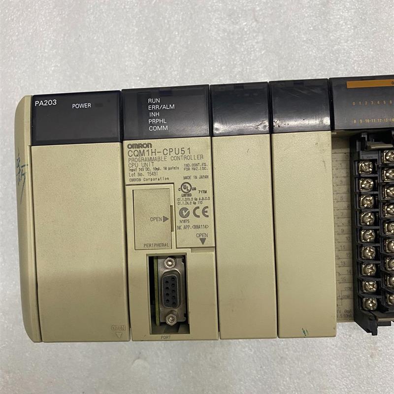 议价产品:CQM1H-CPU51 OMRONPLC 实物图 功能正常
