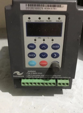 A055-6*汇川变频器MD300A-S0.7BA-1 0.75KW 220V 实物拍摄