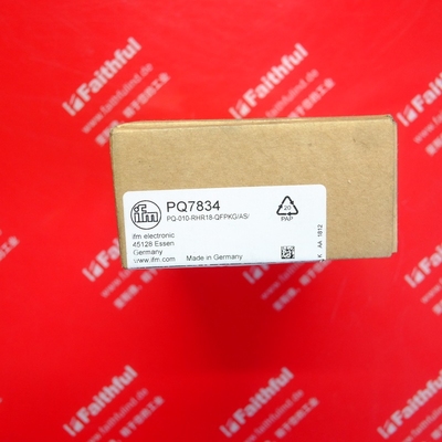 Ifm PQ7834 易福门全新压力传感器 PQ-010-RHR18-QFPKG/AS/