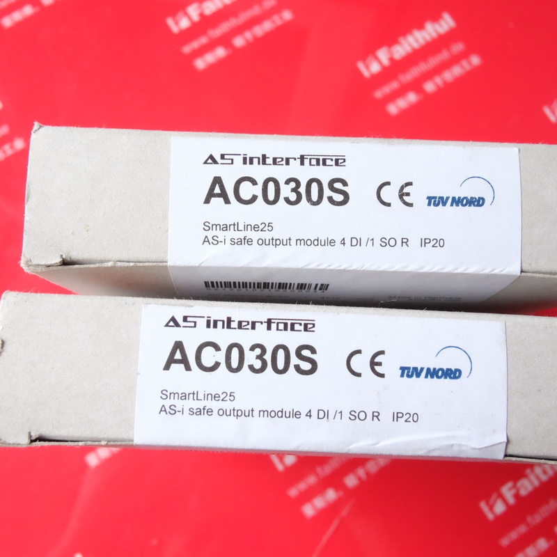 AC030S 易福门全新安全AS-i从站输出模块 SmartLine 2SO IP20