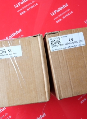 AC010S 易福门全新带AS-i连接照明E-STOP按钮