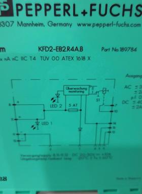 P+F倍加福KFD2-EB2.R4A.B特价现货