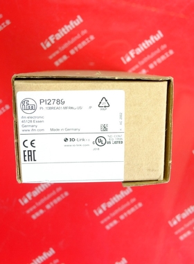 PI2789 易福门全新压力传感器 PI-,10BREA01-MFRKG/US/ /P