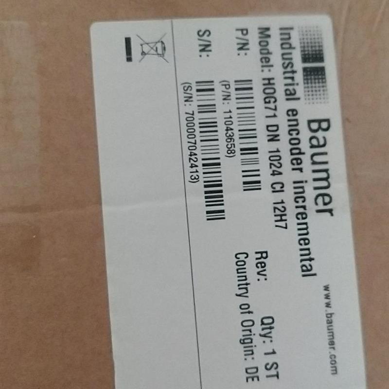 议价产品:堡盟BAUMER编码器,型号HOG71   DN1024