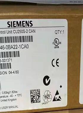 G120 控制单元CU250S-2 CAN 6SL3246-0BA22-1CA0