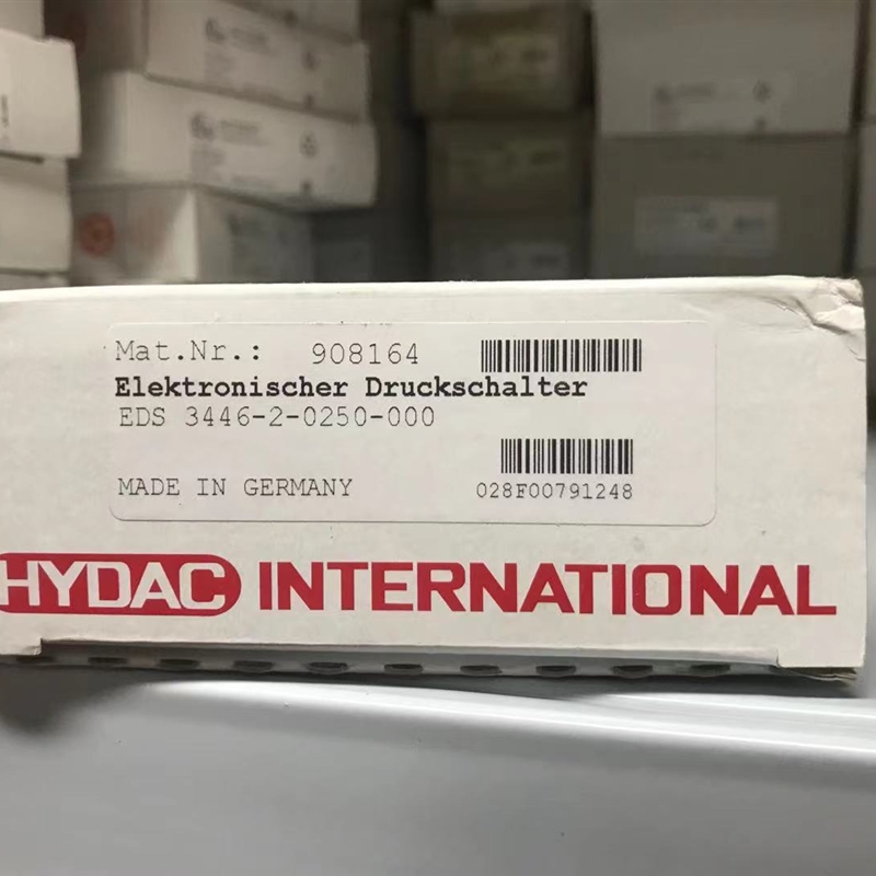 现货当天发 原装HYDAC压力传感器EDS3446-2-0100-000