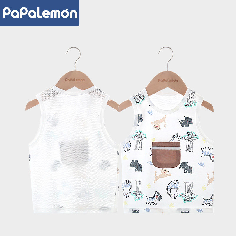 柠檬爬爬婴儿背心T恤夏季纯棉衣服男女宝宝无袖上衣薄款透气夏装,童装/婴儿装/亲子装,背心吊带,淘宝优惠券,粉丝福利购,淘宝优惠卷