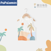 冰蚕棉 婴儿背心夏季 纯棉薄款 宝宝单上衣可爱清凉无袖 T恤夏装