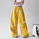 裤 宽松高腰阔腿跳舞裤 拖地裤 新款 2025工装 复古伞兵裤 夏季 美式 子