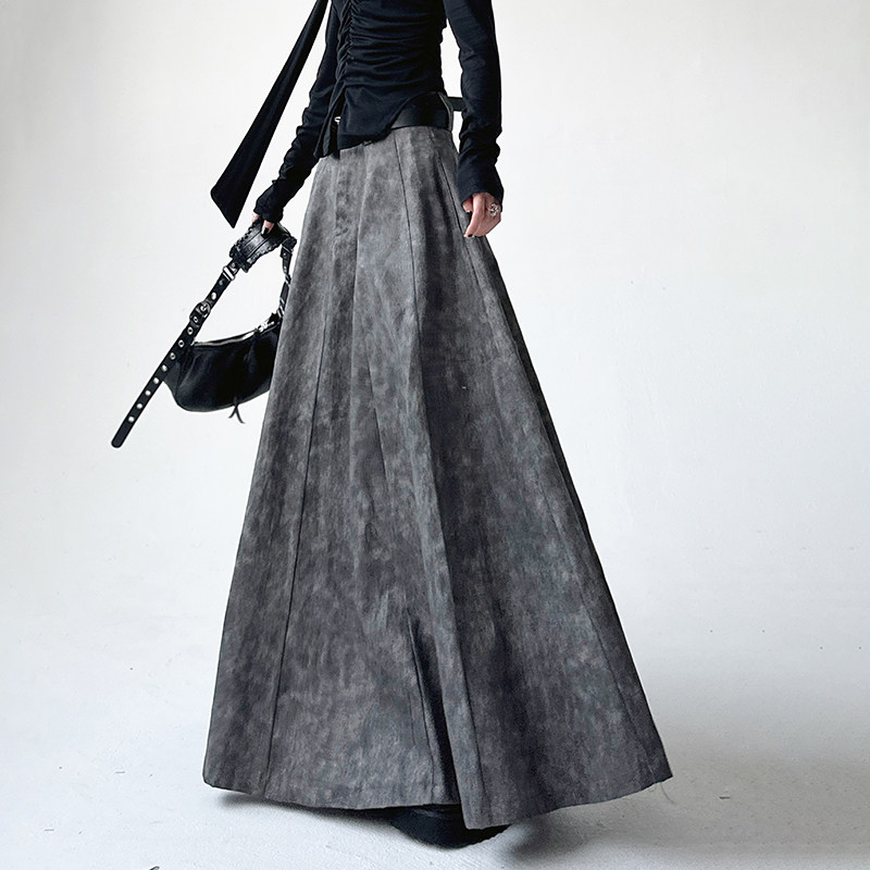 半身裙女春秋中长款2025年超好看A字裙新款高腰休闲显瘦ins大摆裙,女装/女士精品,半身裙,淘宝优惠券,粉丝福利购,淘宝优惠卷