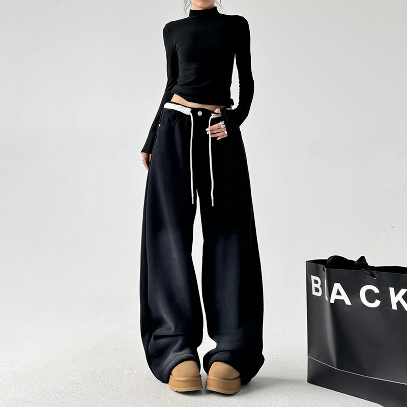 垂感显瘦宽松休闲阔腿裤