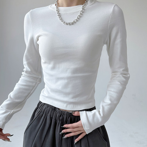 春季修身打底衫长袖休闲