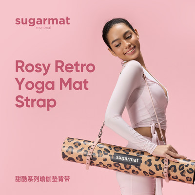 SugarmatPU适用3mm5mm瑜伽垫捆绑带肩带加宽便携背带收纳绑带配件