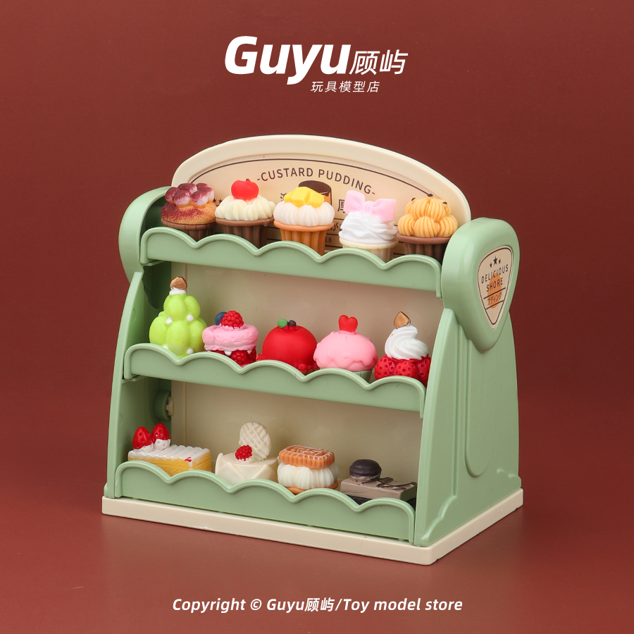 迷你蛋糕柜仿真模型甜品蛋糕