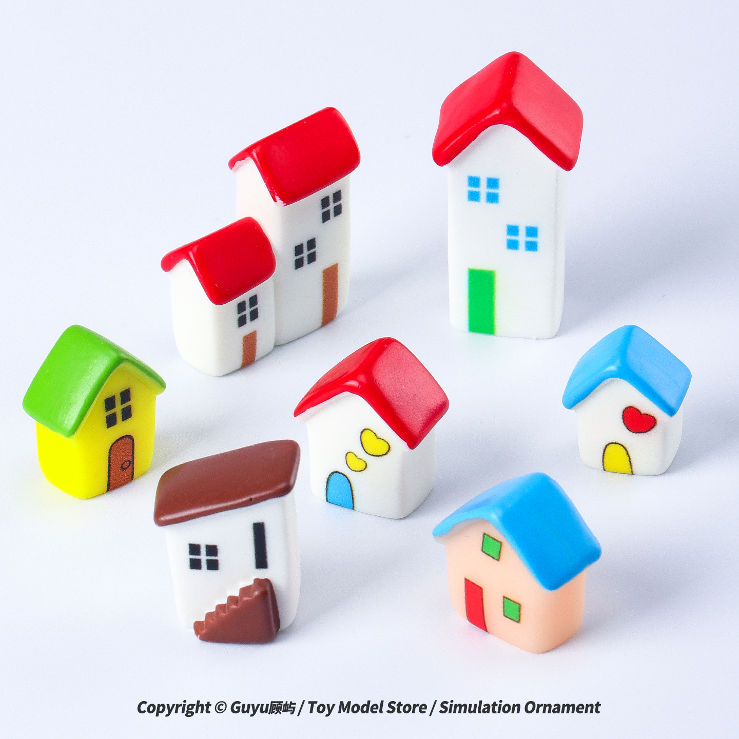 仿真童话小屋迷你小房子模型玩具过家家diy微景观沙盘造景装饰