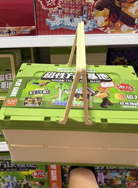 520粒灯光世界磁力积木MC周边方块儿童磁铁益智迷你玩具男孩磁吸