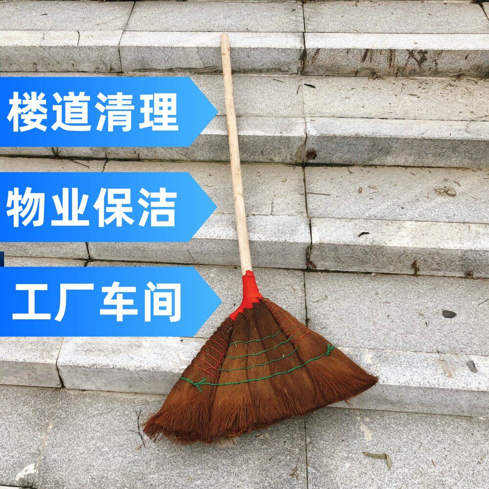 棕扫把保洁楼道家用大笤