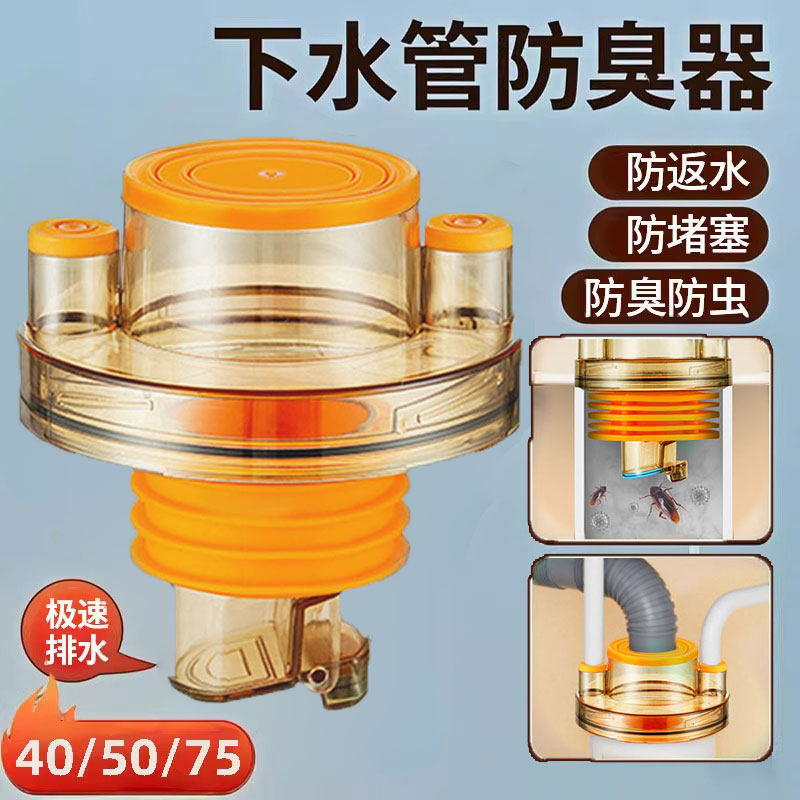 厨房洗菜盆三通下排水管