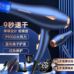 德国吹头发电吹风机家用高速3000W大风力男士负离子护发静音速干