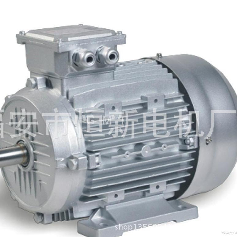 1.1W铝壳电机Y2铝壳三相异步电动机MS90S-41.1WMY铝壳电机