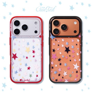 iPhone17pro16promax保护套新款 16pro15pro 红边适用苹果17promax手机壳情侣创意闺蜜同款 壳试验流影星园黑边