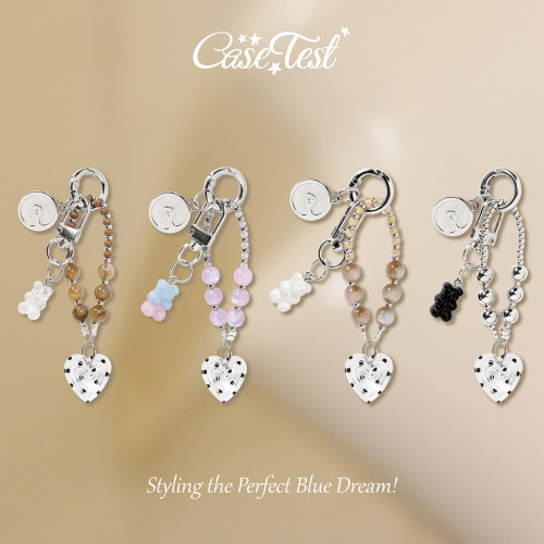 壳试验波点小熊韩系ins手机链