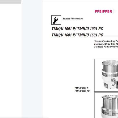 议价普发Pfeiffer分子泵TMH-U1001PC-1601P可维修