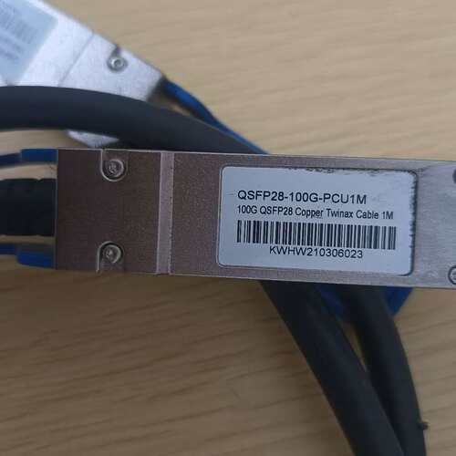 议价QSFP28-100G-PCU1M 100G铜线模块，1米T可维修