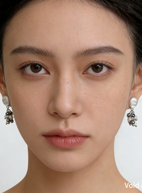 手作设计师小众拉丝哑光流苏方圆脸显瘦高级独特新款耳环耳饰女