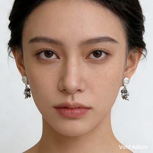 耳环耳饰女 手作设计师小众拉丝哑光流苏方圆脸显瘦高级独特新款