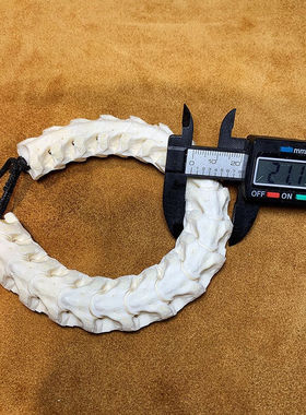 豪珠蛇骨手链文玩手串情侣时尚饰品潮流男礼物精选21mm