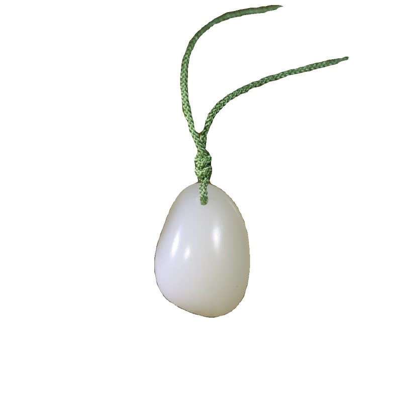 玉蘇周现货G128&6.7克新疆和田玉籽料白玉平安无事牌牌子吊坠