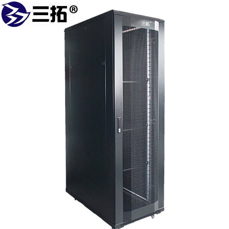 三拓机柜2米42U高600宽1200深网络服务器机柜多库发货加厚板材ST.